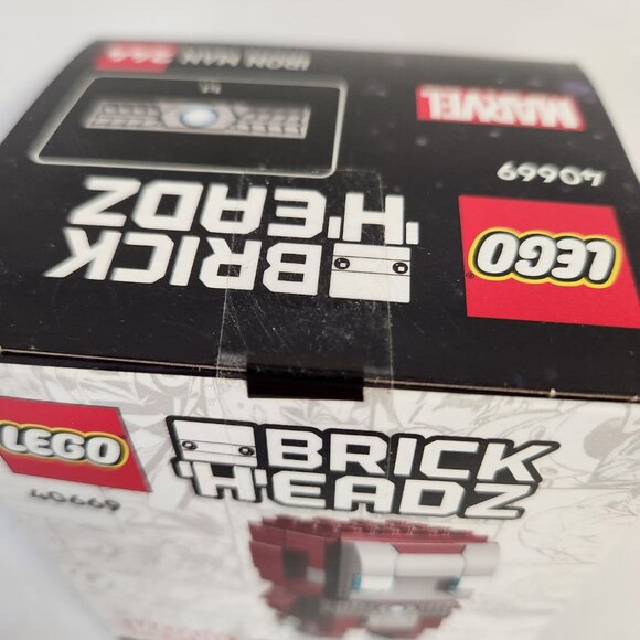 Lego BrickHeadz 40669 Iron Man MK5 101 Pieces Marvel 2024 New In Sealed Box - Picture 4 of 6